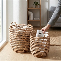 To skønne og dekorative opbevaringskurve til hele hjemmet.